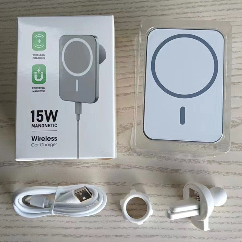 Magnetic three-in-one wireless charger