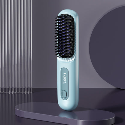 Wireless Hair Straightening Comb with Negative Ion Technology