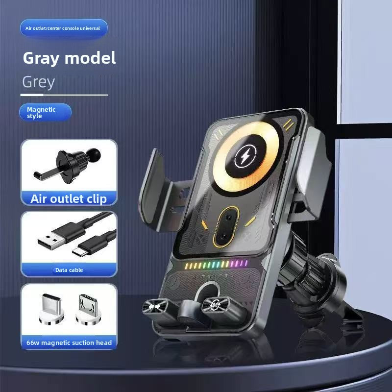 New Dual-Motor Rotating Wireless Car Charger Mount