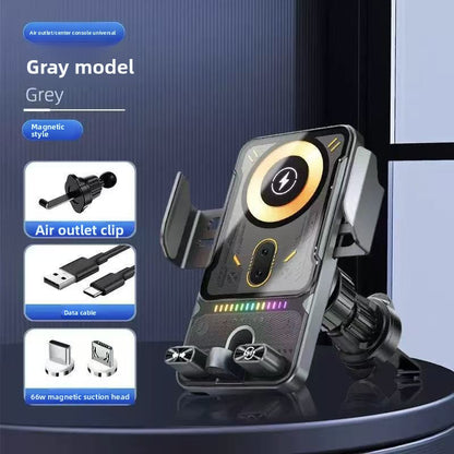 New Dual-Motor Rotating Wireless Car Charger Mount