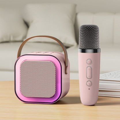 Portable Bluetooth Speaker with Karaoke Microphone