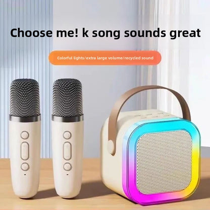 Portable Bluetooth Speaker with Karaoke Microphone