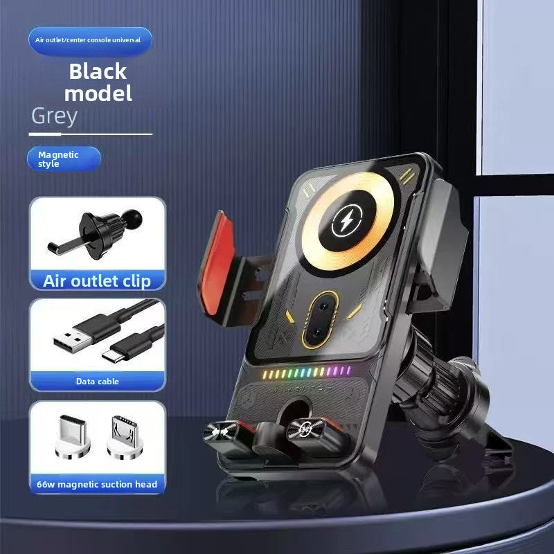 New Dual-Motor Rotating Wireless Car Charger Mount